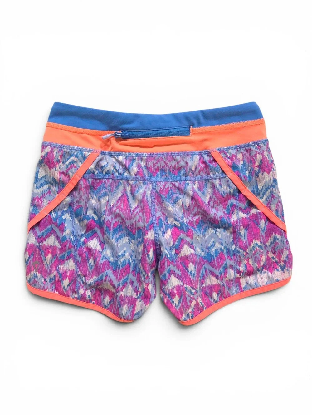 IVIVVA by Lululemon Run Speed Girl Shorts Ikat Print Size 10 Athletic